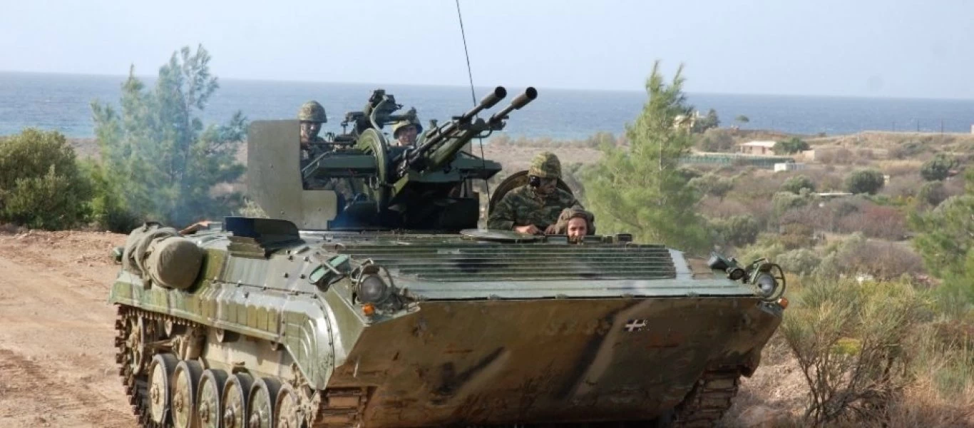 Τα BMP 1/ ZU 23-2 του ΕΣ εν δράσει (βίντεο)